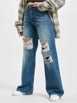 Damen Loose Fit Jeans Melinda In Blau