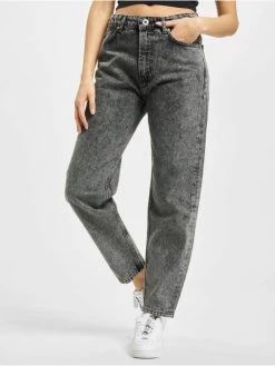 Damen Mom Jeans Edda In Grau