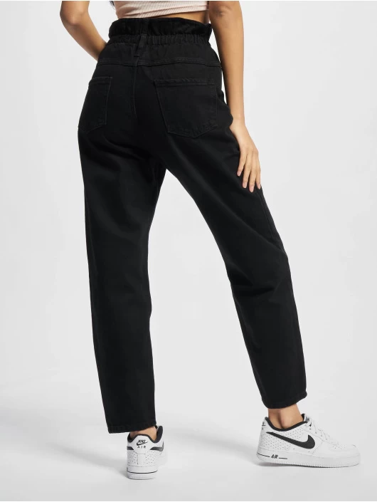 Damen Mom Jeans Clara In Schwarz 4 Damen Mom Jeans Clara In Schwarz – Bild 2