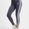 Adidas Originals Damen Legging 3 Stripes In Blau