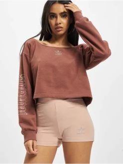 Adidas Originals Damen Pullover Slouchy Crew In Braun