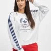 Adidas Originals Damen Pullover Originals Graphic In Weiß -Modegeschäft für Damen adidas originals pullover weiss 878959