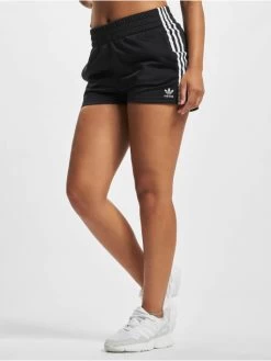 Adidas Originals Damen Shorts 3 Stripes In Schwarz