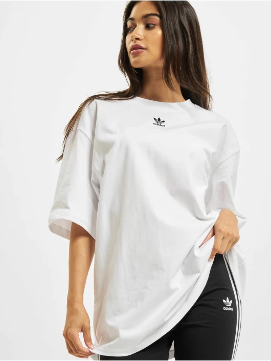 Adidas Originals Damen T-Shirt Essentials In Weiß 3 Adidas Originals Damen T-Shirt Essentials In Weiß