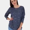 Damen Longsleeve Lea B In Blau 1 Damen Longsleeve Lea B In Blau -Modegeschäft für Damen alife kickin longsleeve blau 925780