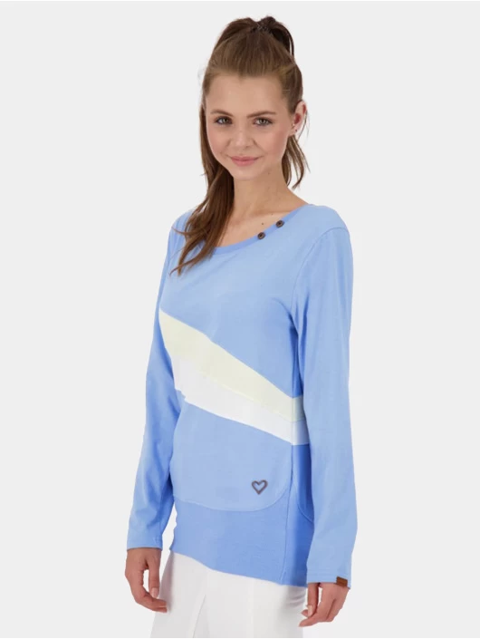 Damen Longsleeve Clea In Blau 3 Damen Longsleeve Clea In Blau