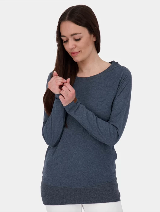 Damen Longsleeve Coralie A In Blau 3 Damen Longsleeve Coralie A In Blau