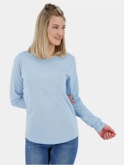 Damen Longsleeve Leana A In Blau