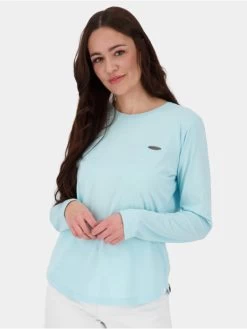 Damen Longsleeve Lea A In Blau