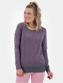 Damen Longsleeve Connyak Z In Blau