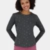 Damen Longsleeve Lea B In Grau