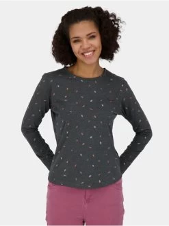 Damen Longsleeve Lea B In Grau