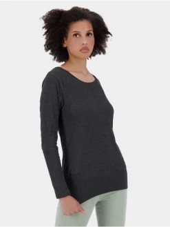 Damen Longsleeve Connyak A In Grau