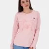 Damen Longsleeve Lea C In Rosa