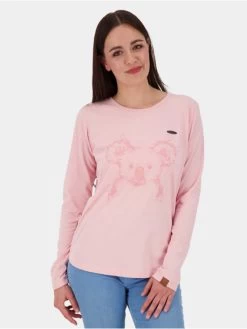 Damen Longsleeve Lea C In Rosa