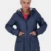 Damen Mantel Audreyak A Rain In Blau 1 Damen Mantel Audreyak A Rain In Blau -Modegeschäft für Damen alife kickin mantel blau 945710
