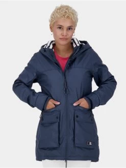 Damen Mantel Audreyak A Rain In Blau
