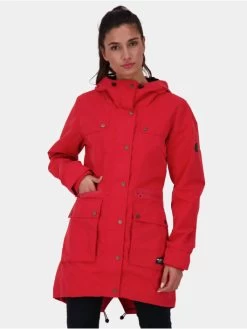 Damen Mantel Charlotteak C In Rot