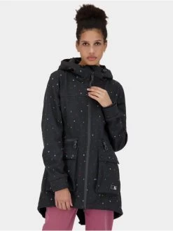 Damen Mantel Audreyak S In Schwarz