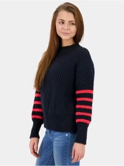 Damen Pullover Gwenak A Knit In Blau