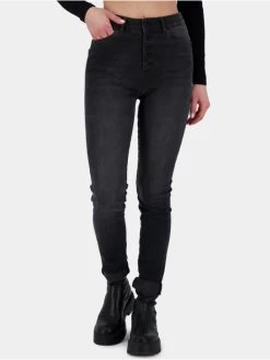 Damen Slim Fit Jeans Leonora Dnm Q In Grau