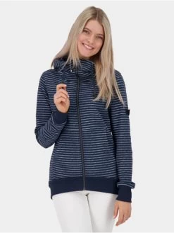 Damen Zip Hoodie Yasminak B In Blau