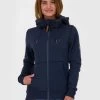 Damen Zip Hoodie Yasminak A In Blau -Modegeschäft für Damen alife kickin zip hoodie blau 936013