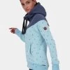 Damen Zip Hoodie Palinaak B In Blau