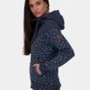 Damen Zip Hoodie Palinaak B In Blau
