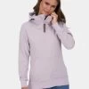 Damen Zip Hoodie Yasmina A In Grau