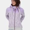 Damen Zip Hoodie Palinaak B In Grau