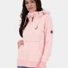 Damen Zip Hoodie Yasminak A In Rosa -Modegeschäft für Damen alife kickin zip hoodie rosa 923872