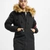 Alpha Industries Damen Winterjacke Explorer In Schwarz