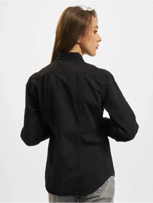 Brandit Damen Hemd Ladies Vintageshirt In Schwarz 4 Brandit Damen Hemd Ladies Vintageshirt In Schwarz – Bild 2