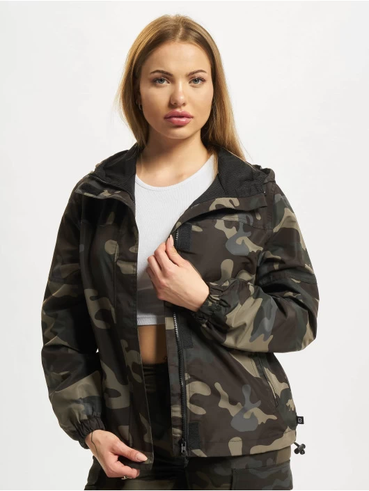 Brandit Damen Übergangsjacke Ladies Summer Windbreaker Frontzip In Camouflage 3 Brandit Damen Übergangsjacke Ladies Summer Windbreaker Frontzip In Camouflage