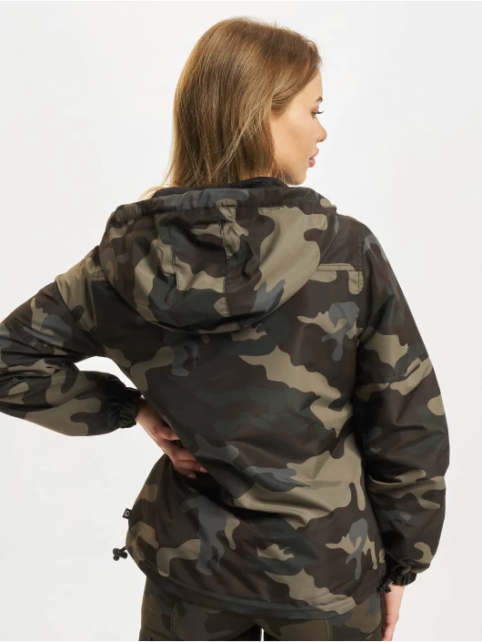 Brandit Damen Übergangsjacke Ladies Summer Windbreaker Frontzip In Camouflage 4 Brandit Damen Übergangsjacke Ladies Summer Windbreaker Frontzip In Camouflage – Bild 2