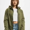 Brandit Damen Übergangsjacke Ladies In Olive -Modegeschäft für Damen brandit uebergangsjacke olive 901249