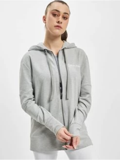 Calvin Klein Damen Hoody Underwear Full In Grau