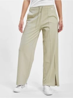 Calvin Klein Damen Jogginghose Side Rib In Beige