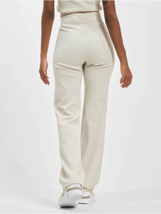 Calvin Klein Damen Legging Rib In Beige 4 Calvin Klein Damen Legging Rib In Beige – Bild 2