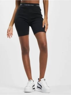 Calvin Klein Damen Legging Intarsia Knitted Cycling In Schwarz