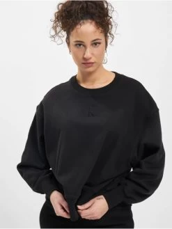 Calvin Klein Damen Pullover Back Polaroid Label In Schwarz