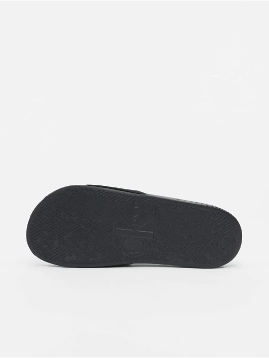 Calvin Klein Damen Sandalen Monogram In Schwarz 4 Calvin Klein Damen Sandalen Monogram In Schwarz – Bild 2