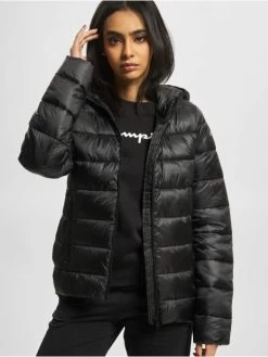 Champion Damen Puffer Jacket Outdoor In Schwarz