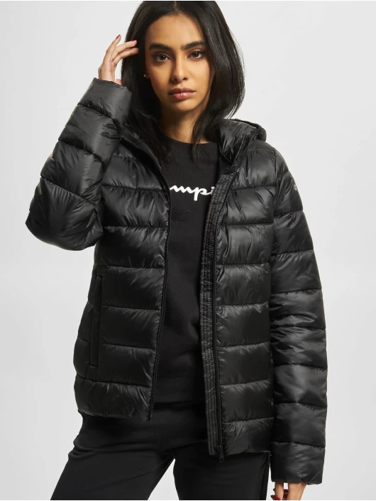 Champion Damen Puffer Jacket Outdoor In Schwarz 3 Champion Damen Puffer Jacket Outdoor In Schwarz