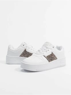 Champion Damen Sneaker Low Cut Rebound Platform In Weiß