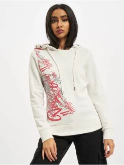 Damen Hoody Tagg Basic In Weiß