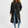 Damen Bomberjacke Charming Long Bb In Schwarz -Modegeschäft für Damen de ferro bomberjacke schwarz 605098