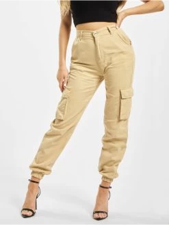 DEF Damen Cargohose Ruby In Beige