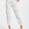 DEF Damen Cargohose Ruby In Weiß -Modegeschäft für Damen def cargohose weiss 690287